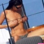 Leonardo DiCaprios girlfriend Vittoria Ceretti 26 goes TOPLESS with shirtless Titanic star 49 on yacht off Cannes
