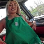 Asian Starbucks girl gets fucked and begs for cum on her face