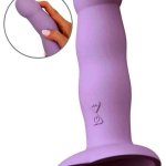 Vibrerende Dildo met Zuignap Heart Guy Paars