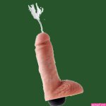 King Cock Dildo 8 Squirting Cock with Balls