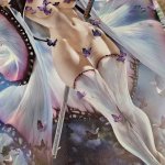 SAKIMICHAN Shinobu Demon Slayer Sexy METAL ART PRINT 18 x 12 OFFICIAL New