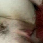 dick with red hair fucks hairy pussy and loose vagina close up