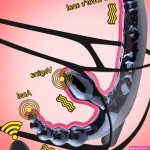 Dildo Strapless Vibrador Resistente Para Mujer Doble Juguete Ertico Original Para Lesbianas Plug Anal Vibrador Cmodo 2025 De 2424