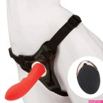 Correa lesbiana de control remoto en vibrador