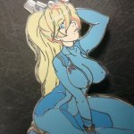 Sexy Samus metroid Enamel Pin