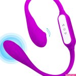 Double Ended Dildo Vibrator Stroking Stimulator with 9 Vibrations