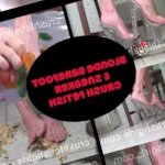 Blonde Bare Foot Sneaker Crush Fetish :.au: Movies TV