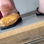 CRUSH a CAKE FOOD CRUSH WITH FEET