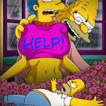 Simpsons xxx El abuelo y Marge follando