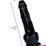 Willie City Realistische Opblaasbare Dildo met Ballen