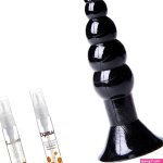 Black Soft Cup Butt Anal Plug Suction Base Hands Free Sex Toy Adult lady gift UK