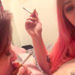 Double Smoking Blowjob