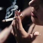 Sexy Babe POV Smoking Blowjob