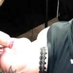 Extreme balls deep upside down throat fuck