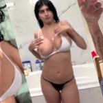 Mia Khalifa Post Shower Dressing Tease OnlyFans Video