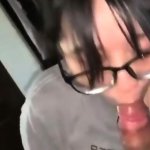 Innocent Nerdy Asian Blowjob