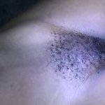 Black hairy pussy takes big white cock and creampie amateur