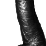 BBC Big Black Cock Phat Boy Realistic Dildo with Balls