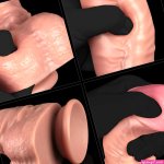 : 16 Inch Huge Black Dual Density Silicone Dildo BBC Big Long Realistic Monster Dildo Dragon Fantasy Extra Long Thick XXL for Anal Stimulation : Health Household