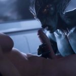 Alien blowjob