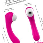 10 Frequency USB Magnetic Charging Vagina Suction Vibrator
