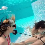 Eva Sasalka and Jason being watched underwater while fucking