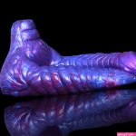 7.36in 7.99in 8.07in U-shaped Double-headed Monster Soft Dildo