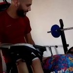 I fuck my stepmom in the home gym