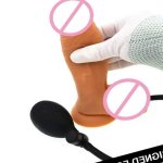 Huge Inflatable Dildo Pump Big Butt Plug Realistic Large Soft Dildo Suction Cup Sex Toys for Women Sex Products