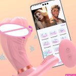Sex Toys Dildos Realistic Vibrating Dildo with 9 Vibrating Modes Sex ToyApp Wearable Panty Vibrators Adult Toys Games