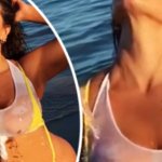 Ashley Graham exposes her breasts in Sports Illustrated video