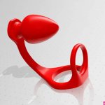 Cockring penis ring with anal plug STL File for 3D printingCults