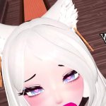 CATGIRL gives SLOPPY BJ for a very GOOD BOY!!! WEARING HOODIE BJ!!!!