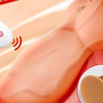 Inflatable Vibrating Dildo Butt Plug