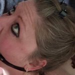 Wife Celebrates with her first Gag Ring and Takes a Massive Facial!
