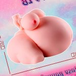: Sex Dolls for Men Pregnant with Female Big Ass Torso Sex Doll Lifelike Adult Male Masturbator Toys with Realistic Vaginal Anal Breast Pussy Pregnant Sex Dolls for Woman Big Belly :