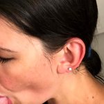Blowjob in the shower and cum in mouth