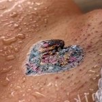 Hot Temporary Tattoo on Pussy. Erotic Tattoo.