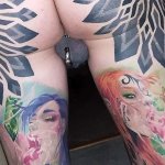 I got two sexy tattoos a couple of weeks ago juicy cock pussy licking. My female tattoo artist enjoyed it very much so did I. How do you licklike it? porntattoo