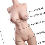 39.02LB Lightweight Lifelike Silicone Sex Doll Realistic Pornstar Sex Doll With Slim Body