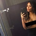 Kim Kardashian Emily Ratajkowski in naked bathroom selfie