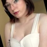 Beautiful brunette shows her big boobs from under her underwear