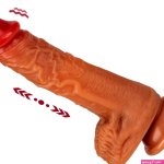 Dildo Realista con Movimiento Vibracin y Calor