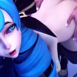 Gwen getting fucked from behind