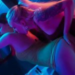 Hot sex in the night club bathroom