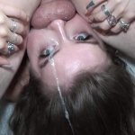Deepest sloppy throat fucking and crazy pussy pounding with creampie